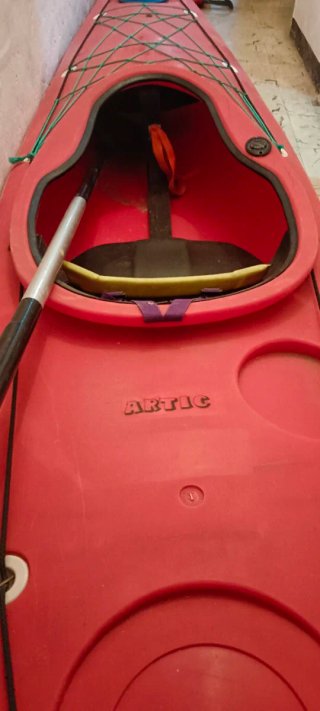 Kayak Artic con remo de aluminio y chaleco