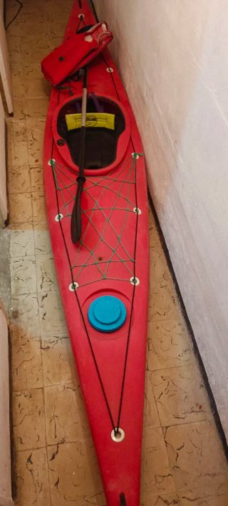 Kayak Artic con remo de aluminio y chaleco