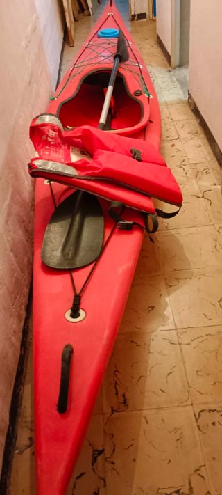 Kayak Artic con remo de aluminio y chaleco