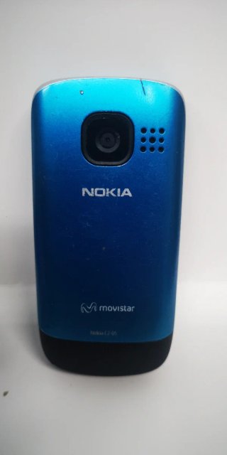 Teléfono Móvil Nokia C2-05 Azul y Negro Libre