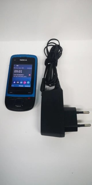 Teléfono Móvil Nokia C2-05 Azul y Negro Libre