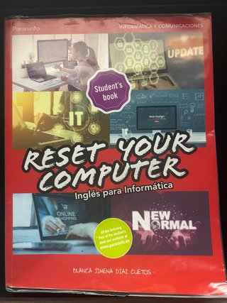 Libro nuevo de ingles “RESET YOUR COMPUER”
