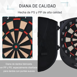 Diana Electrónica digital 8 jugadores pantalla lcd