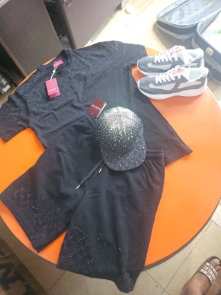 Conjunto Gucci Blanco con Pedrería