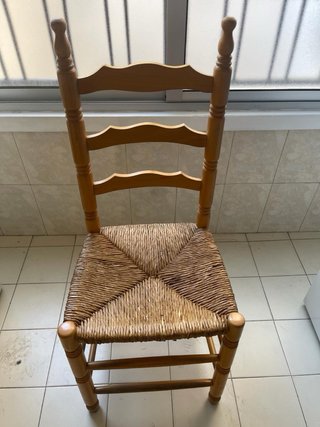 Mesa de cocina madera con 4 sillas