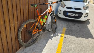 Bicicleta de Montaña Naranja