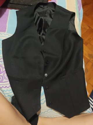 Chaleco negro formal