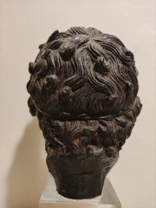 Testa Bronzo Greco Antico