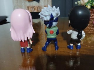 Lote 3 Figuras Naruto: Kakashi, Neji, Sakura