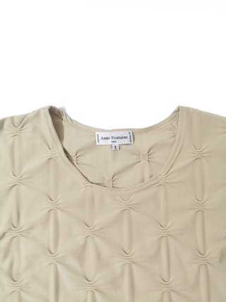 Anne Fontaine / Camiseta con textura manga corta c