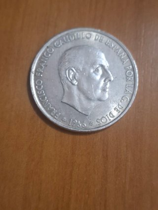 Dos moneda 100 Pesetas Plata 1966 *67 y 66