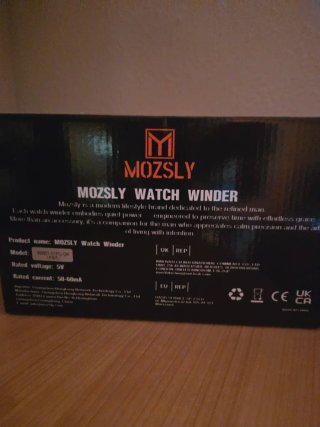 Relojero Mozsly Negro Naranja