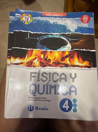 Lote libros 4 Eso ciencias con francés Del GSD