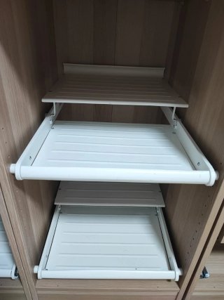 4 Estantes Extraíbles Ikea Komplement 50cms