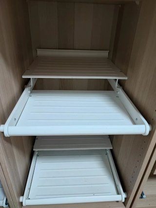 4 Estantes Extraíbles Ikea Komplement 50cms