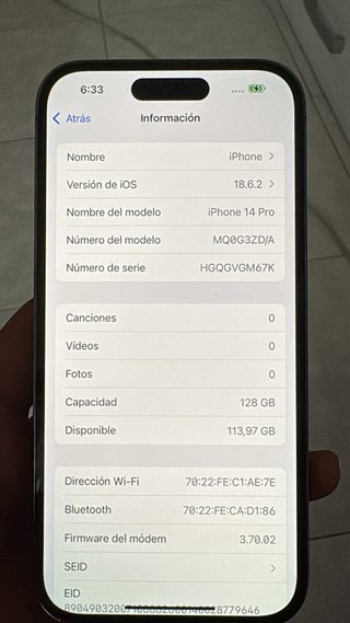 iPhone 14 Pro Azul Marino