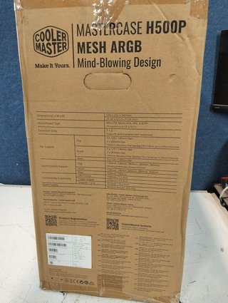 Caja PC Cooler Master MasterCase H500P Mesh ARGB Cristal Templado