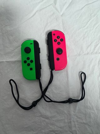 Joy-Con Originales Nintendo Switch Rosa y Verde