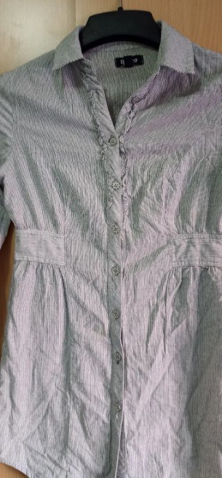 Lote 2 camisas mujer azul y gris