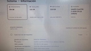 Dell OptiPlex 3060 i5-8500 32GB RAM 256GB SSD