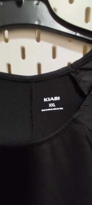 Vestido negro Kiabi bordado Talla XXL