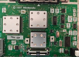 Nintendo 64 PAL ORIGINAL RGB, Condensatori nuovi