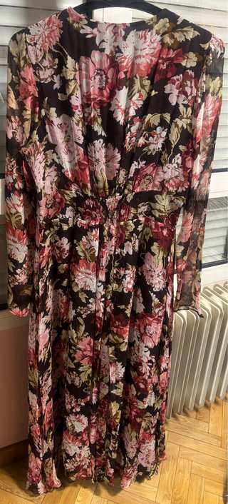 Vestido Massimo Dutti floral talla XL