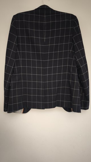 Traje negro de cuadros
