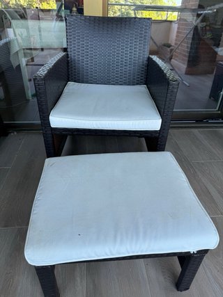 Conjunto Terraza Ratán Giantex 5 Piezas