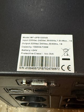 SAI Master Power 1300 VA / 720W
