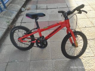 Bicicleta infantil Orbea 16 roja