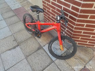 Bicicleta infantil Orbea 16 roja