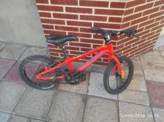 Bicicleta infantil Orbea 16 roja