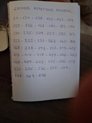 Cromos Adrenalyn XL Mundial 2026 Repetidos