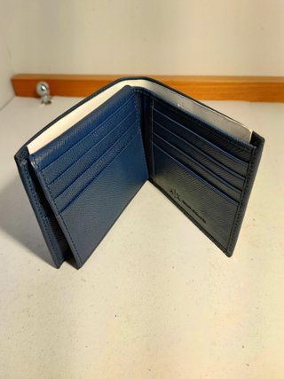 AX ARMANI EXCHANGE PORTAFOGLIO PELLE TRIFOLD NUOVO