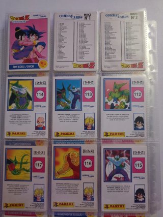 COMPLETA Dragon Ball Z Combat Cards