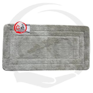 Tappeto bagno grigio in poliestere