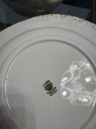 Vajilla cerámica 28 piezas años 60