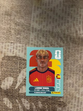 Stickers mundial 2026 Lamine Yamal