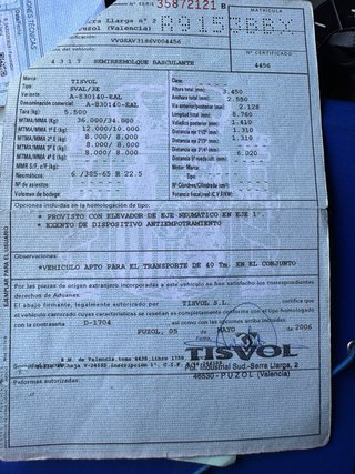 Semirremolque Tisvol