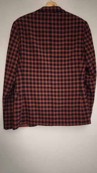 Traje de cuadros burdeos, ASOS