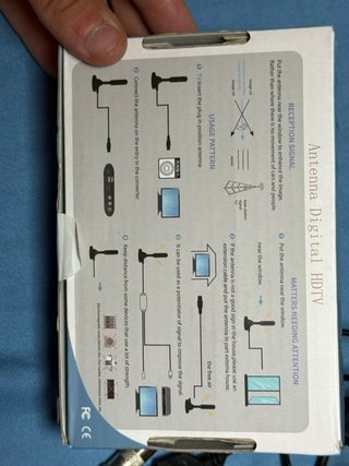 Antena TV Digital HD 4K DVB-T2
