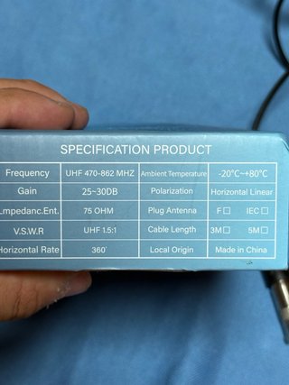 Antena TV Digital HD 4K DVB-T2