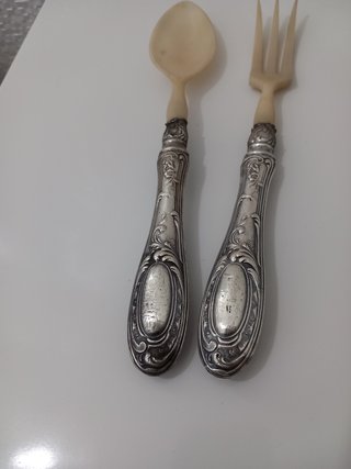 Set 2 pezzi Cucchiaio e Forchetta - Arg. 800