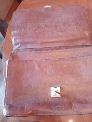 Borsa Vintage Pelle Marrone Fiorentina artigianale