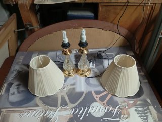 Lámparas Cristal Bohemia Vintage Años 70/80