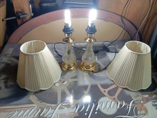Lámparas Cristal Bohemia Vintage Años 70/80