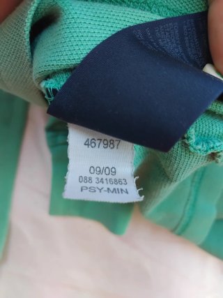 Polo Tommy Hilfiger verde manga larga