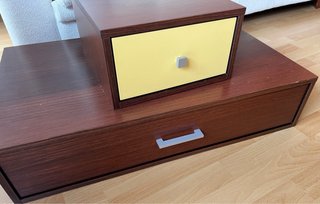 Conjunto cajoneras sueltas wengué