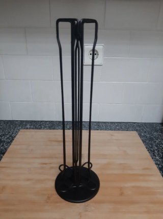 Suporte Cápsulas Café Metal Preto